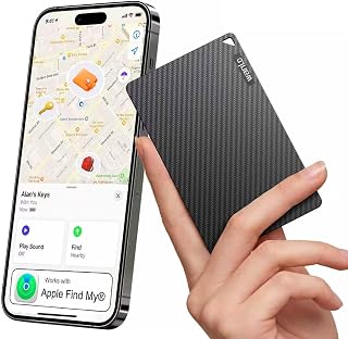 Wallet Tracker for Apple Find My, [Apple MFi Certified], iOS Only | 5+ Year Battery, Ultra-Slim Smart Card Tracker for Walle, Wallet Tracker Card forWallet, Passport, Luggage, Purse & Backpack