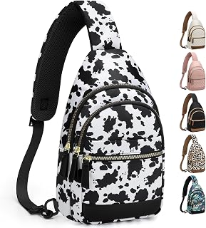 Capolo Crossbody Bags for Women Waterproof Sling Shoulder Bag Fanny Pack