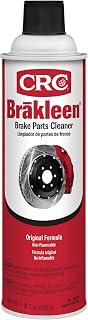 CRC Brakleen Brake Parts Cleaner Spray - Non-Flammable - 19 oz | Fast-Drying Brake Cleaner, Degreasing & Removal of Oil & Grime from Automotive Brake Parts, Residue Free.