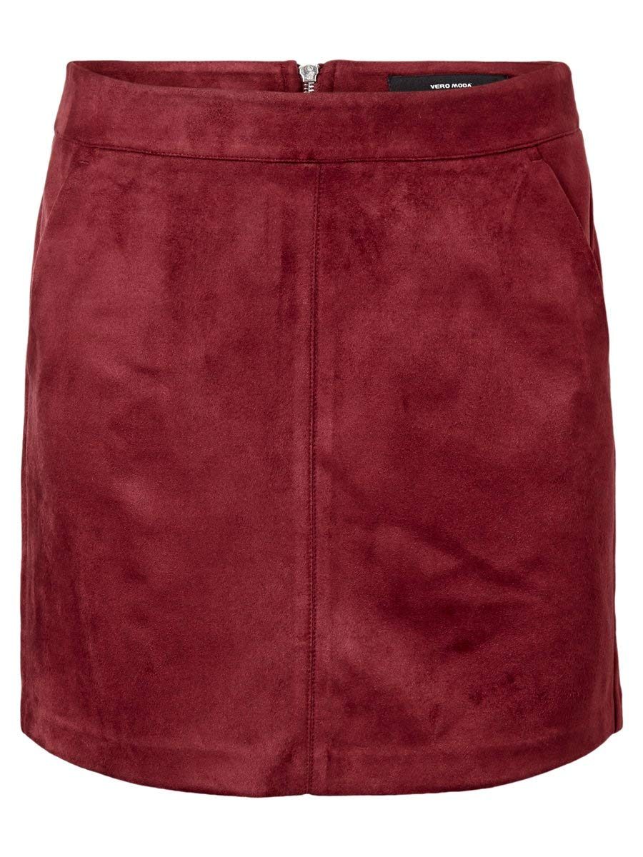 Vero Moda Vmdonnadina Faux Suede Short Skirt Noos Skirt Women (Pack of 1)