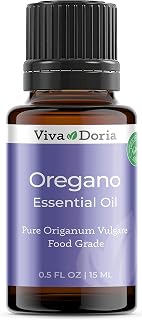 Viva Doria Oregano Essential Oil, Food Grade, 15 mL (0.5 Fluid Ounce)