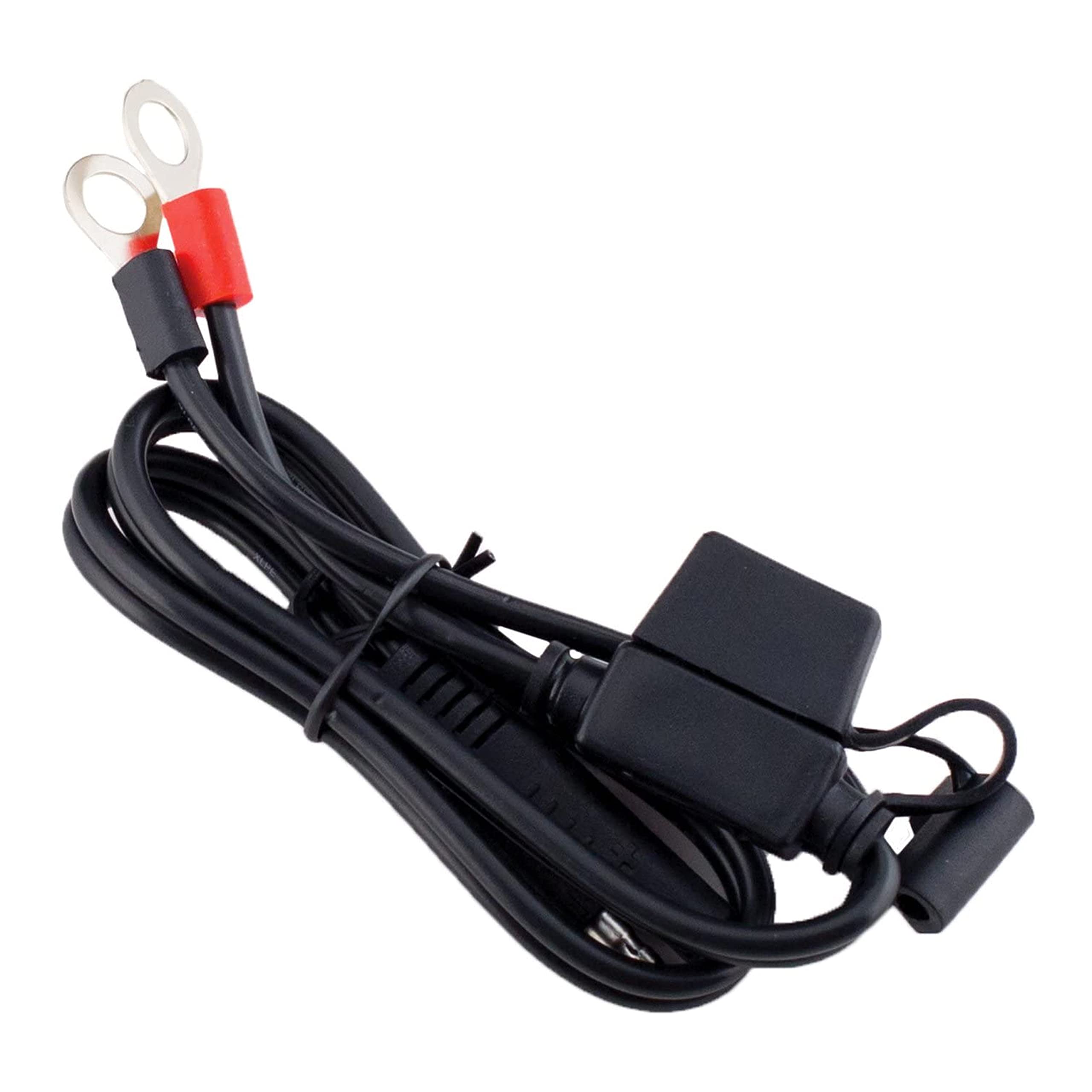 Battery Tender Ring Terminal Harness Accessory Cable - 18 inch Cord Adapter with