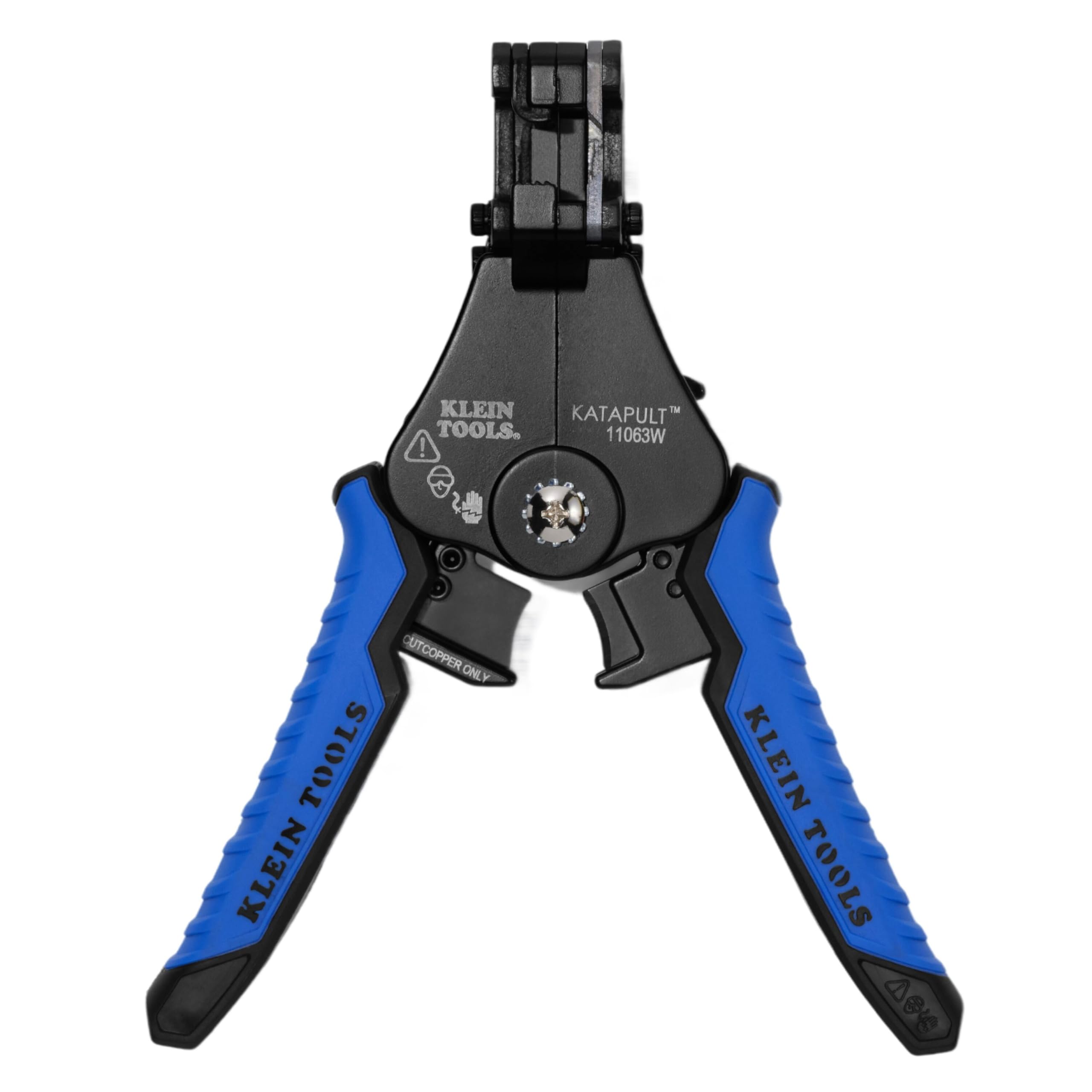Klein Tools 11063W 7-Inch Heavy-Duty Automatic Wire Cutter/Stripper | Heavy-Duty