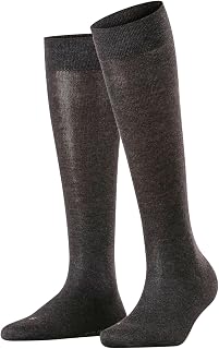 FALKE Women's Sensitive London Knee-High Socks Wide Tops For A Soft Grip On The Leg Suitable For Diabetics For Dress Casual Business Looks Breathable Cotton 1 Pair