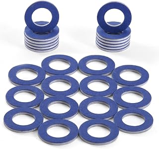 90430-12031 (26PCS) Oil Drain Plug Gasket Washer, Premium Durable Aluminum Crush Washer - Leak-Proof OEM Replacement Fits Toyota/Lexus/Scion