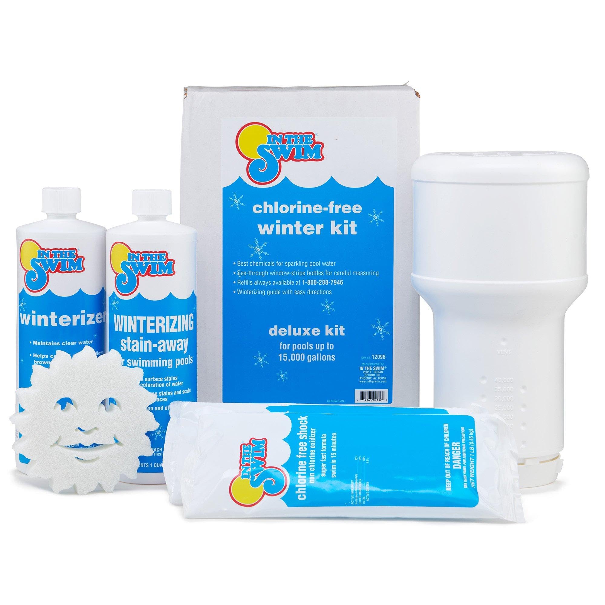 In The Swim Pool Closing Kit - 15,000 Gallons | Winterizing Chemicals for Swimmi