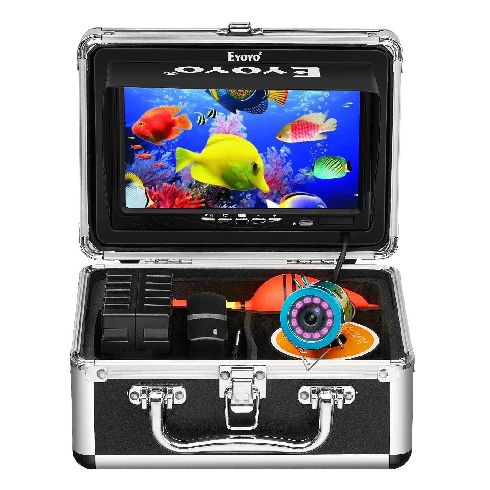 Eyoyo Underwater Fishing Camera 7 inch LCD Monitor Fish Finder 1000TVL | Waterpr