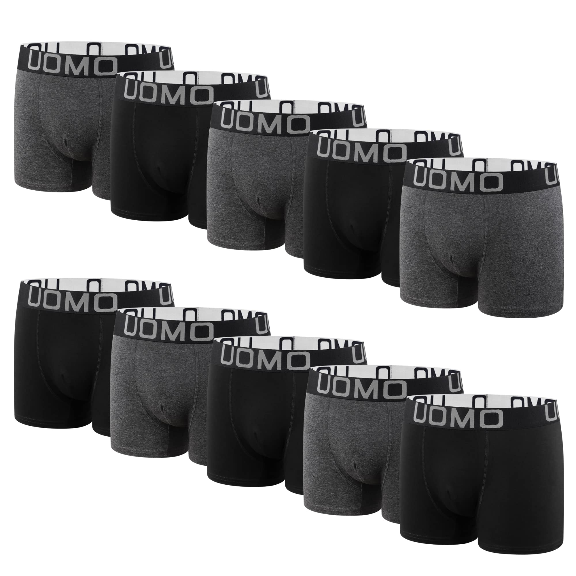 L&K 5/10 Lot Men's Cotton Boxer Shorts - Sizes M to 5XL - Men's Classic Pack Col