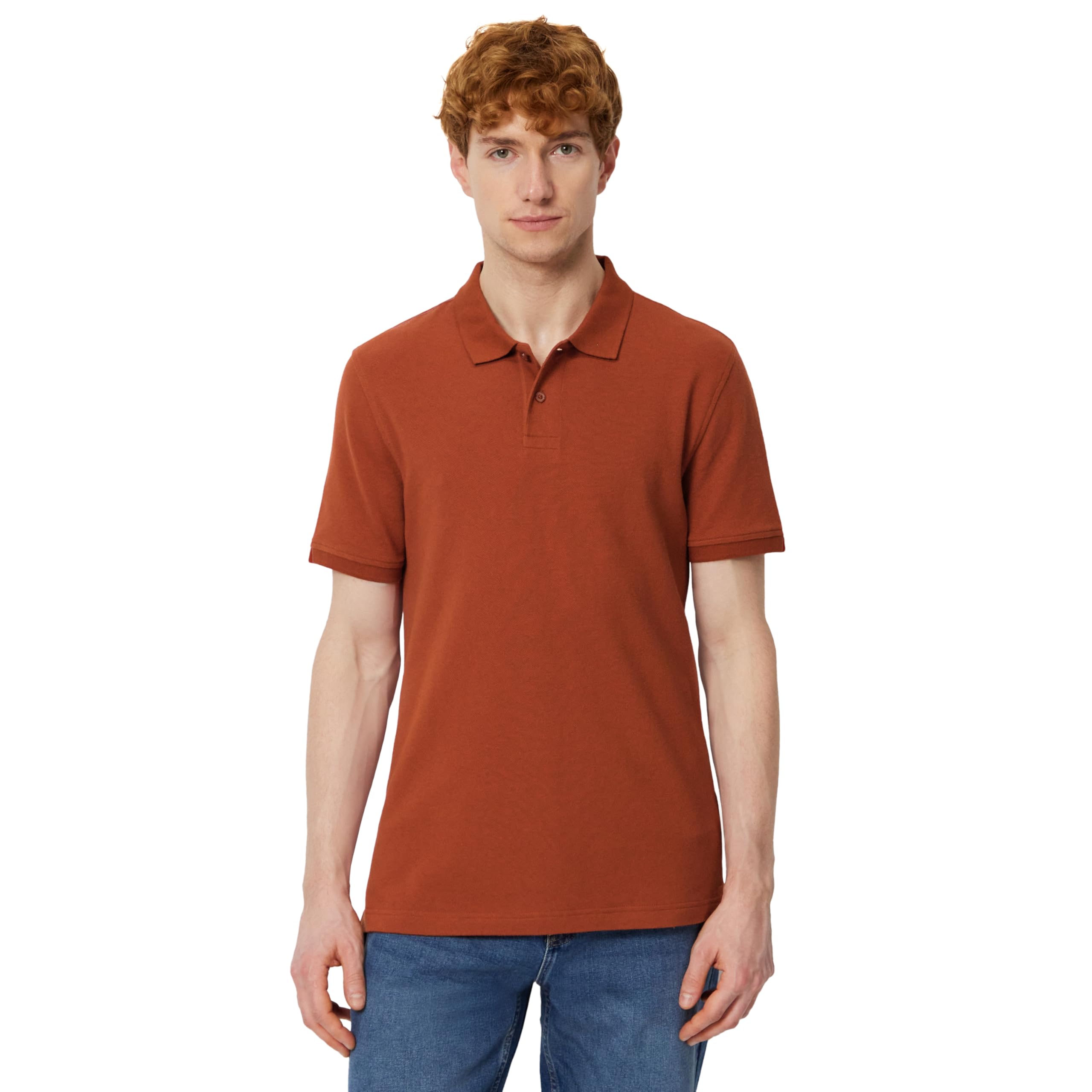 Amazon Essentials Men's Short Sleeve Slim-Fit Cotton Pique Polo Shirt, Breathabl