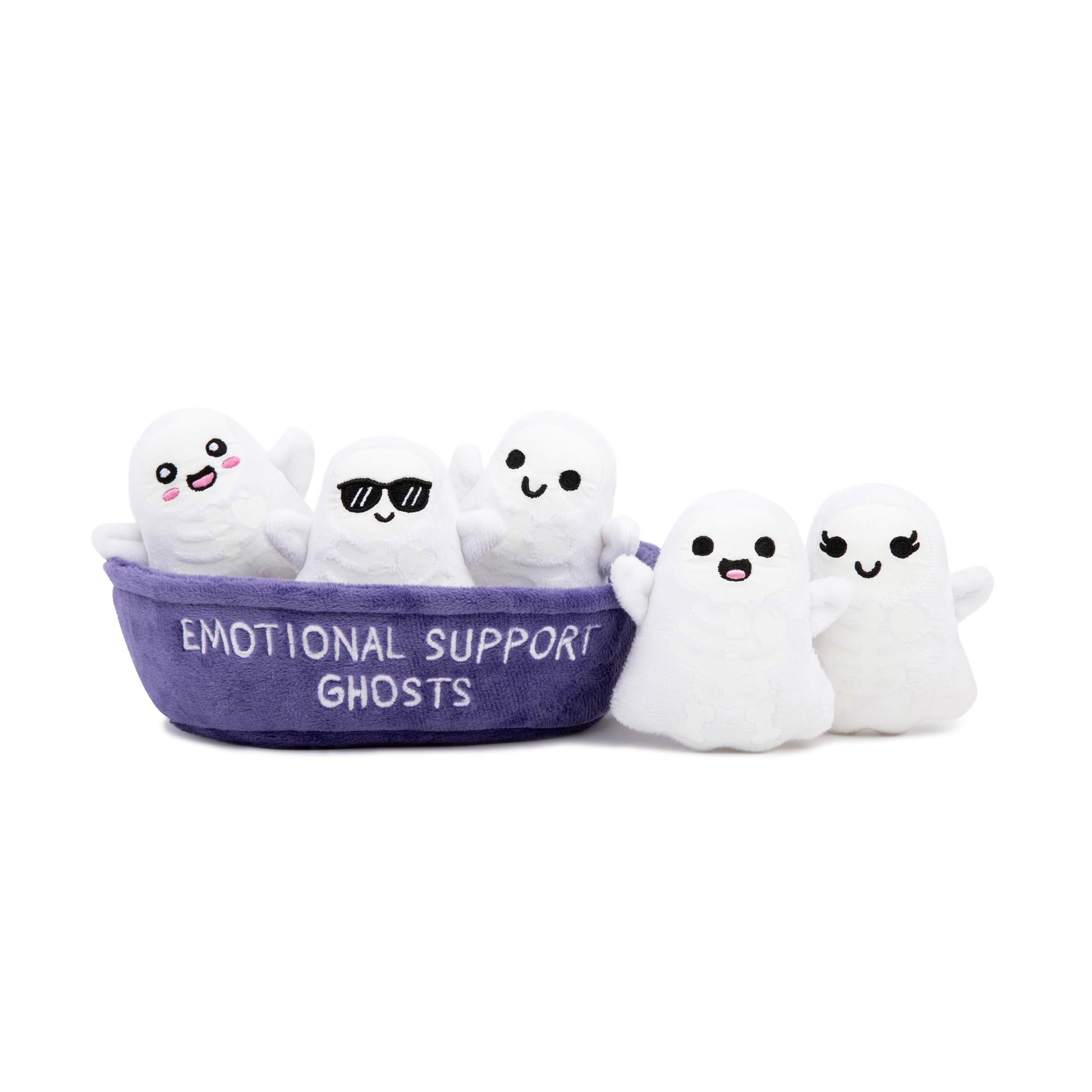 Emotional Support Ghosts, Cuddly Stuffed Animals by Relatable | Halloween Ghost 