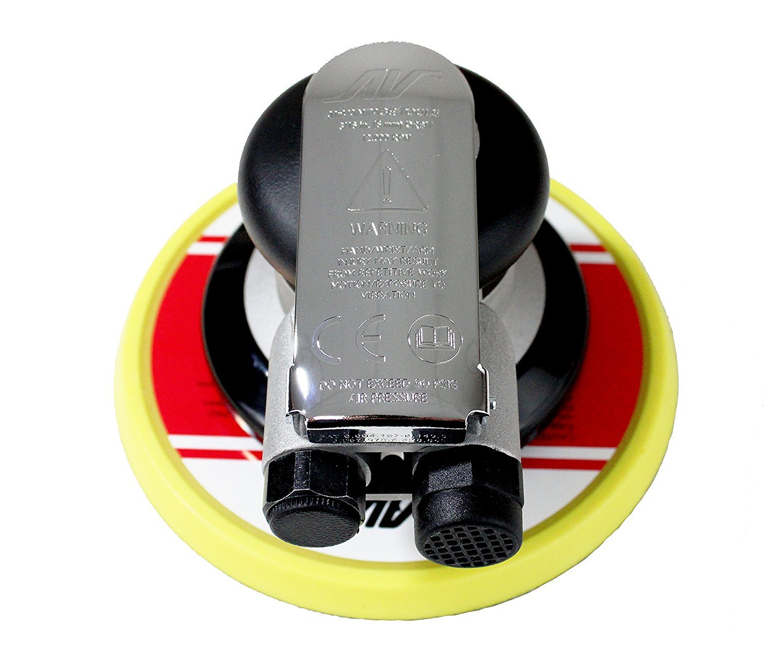 AirVANTAGE Industrial Grade Random Orbital Air Sander Non-Vacuum With Low-Profil