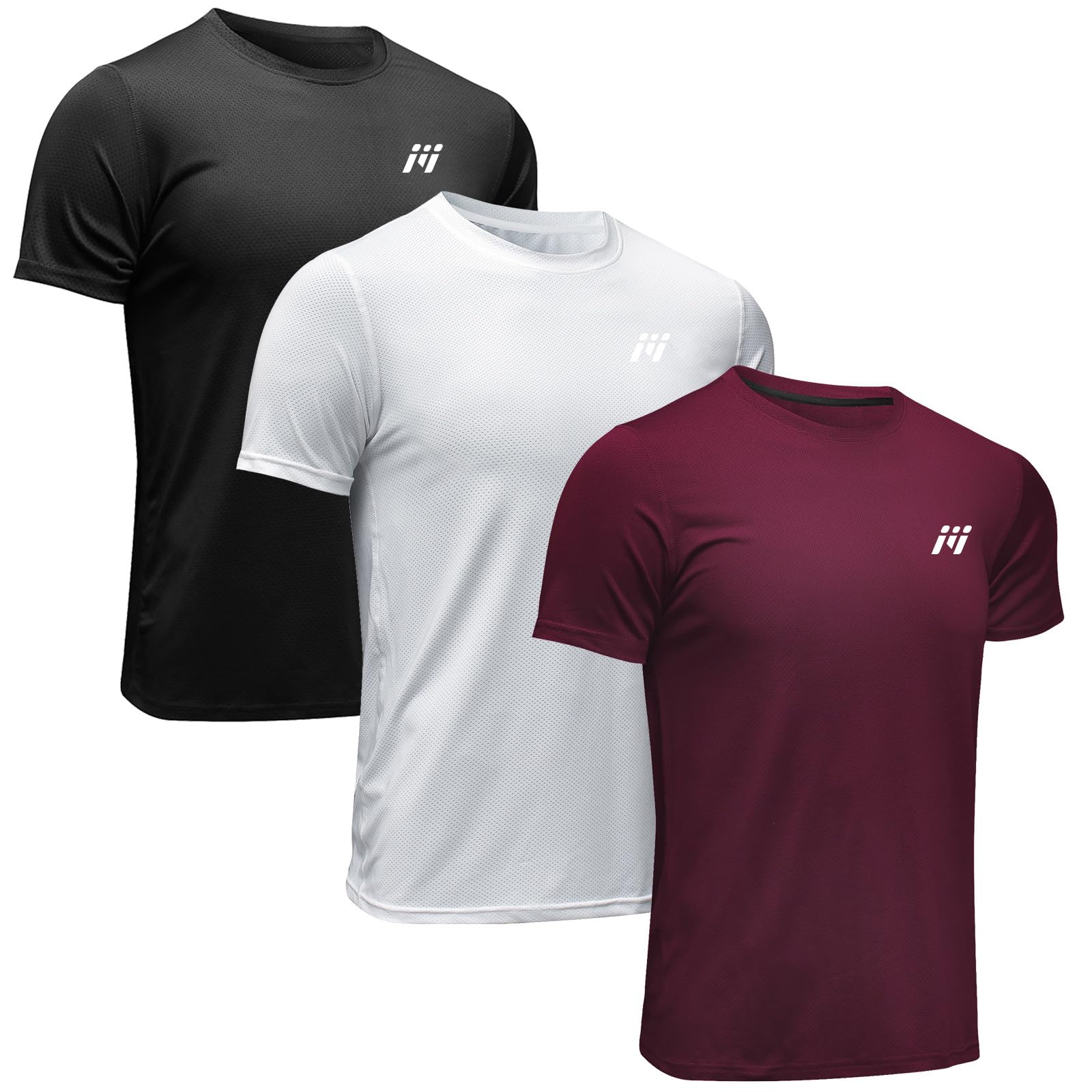 MEETWEE Sports Shirt Men's Running Shirt Short Sleeve Mesh Functional Shirt Brea