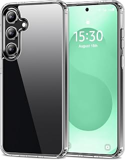 HOOMIL Case for Samsung Galaxy S25+ Plus, Anti-Yellowing, Clear