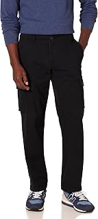 Amazon Essentials Men's Straight Fit Stretch Cargo Work Trousers (Available in Big and Tall)