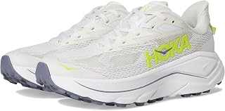 Hoka Challenger 8 Women's Running Shoe White/Neon Hoka Citrus, Size