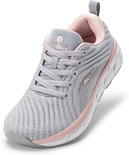 FitVille Extra Wide Running Shoes for Women Lightweight Womens Sneakers with Air Cushion for Road Running Sports Jogging with Arch Support V2