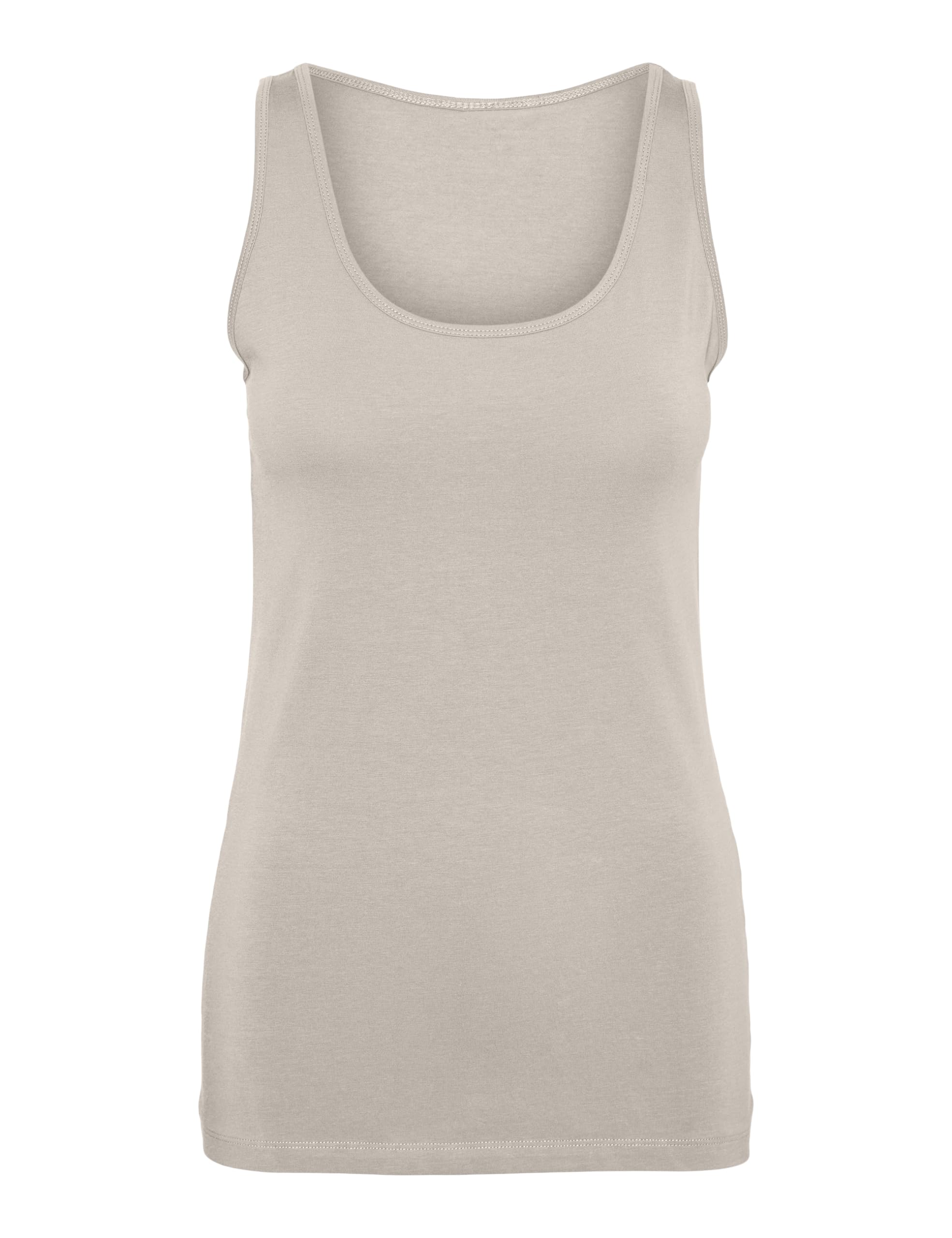VERO MODA Vmlulu Long Tank Top Jrs Ga Noos Vmlulu – Jrs Ga Noos Women's Long Tan