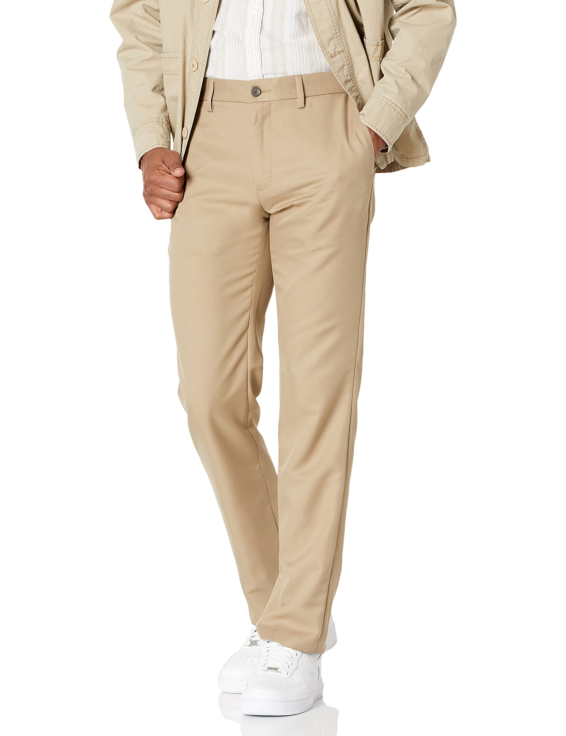 Amazon Essentials Men's Slim Fit Flat Front Dress Pant