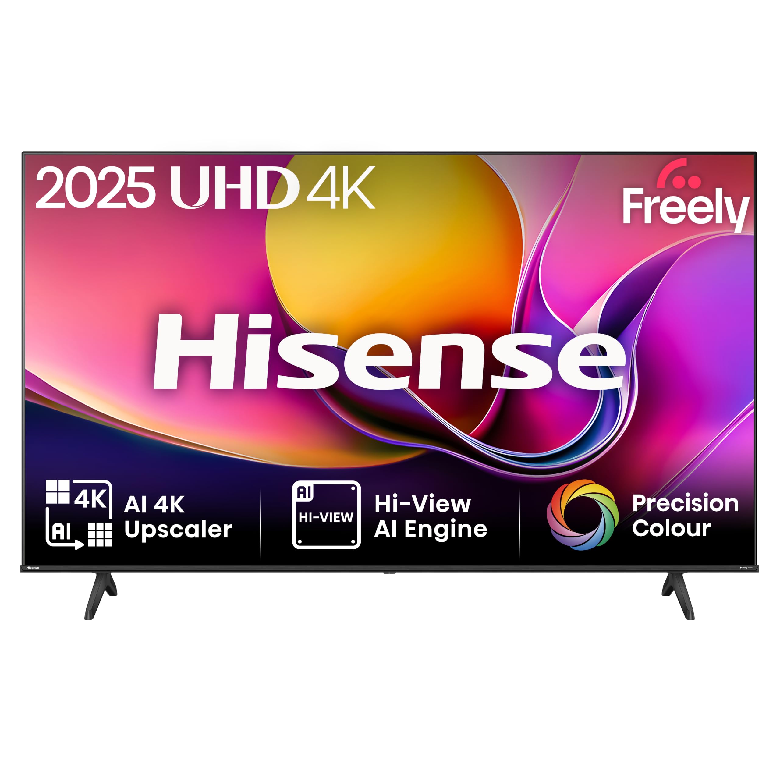 Hisense 43 Inch 43E6QTUK 4K Ultra HD Smart AI TV | 4K UHD, Hi-View AI Engine, Pr