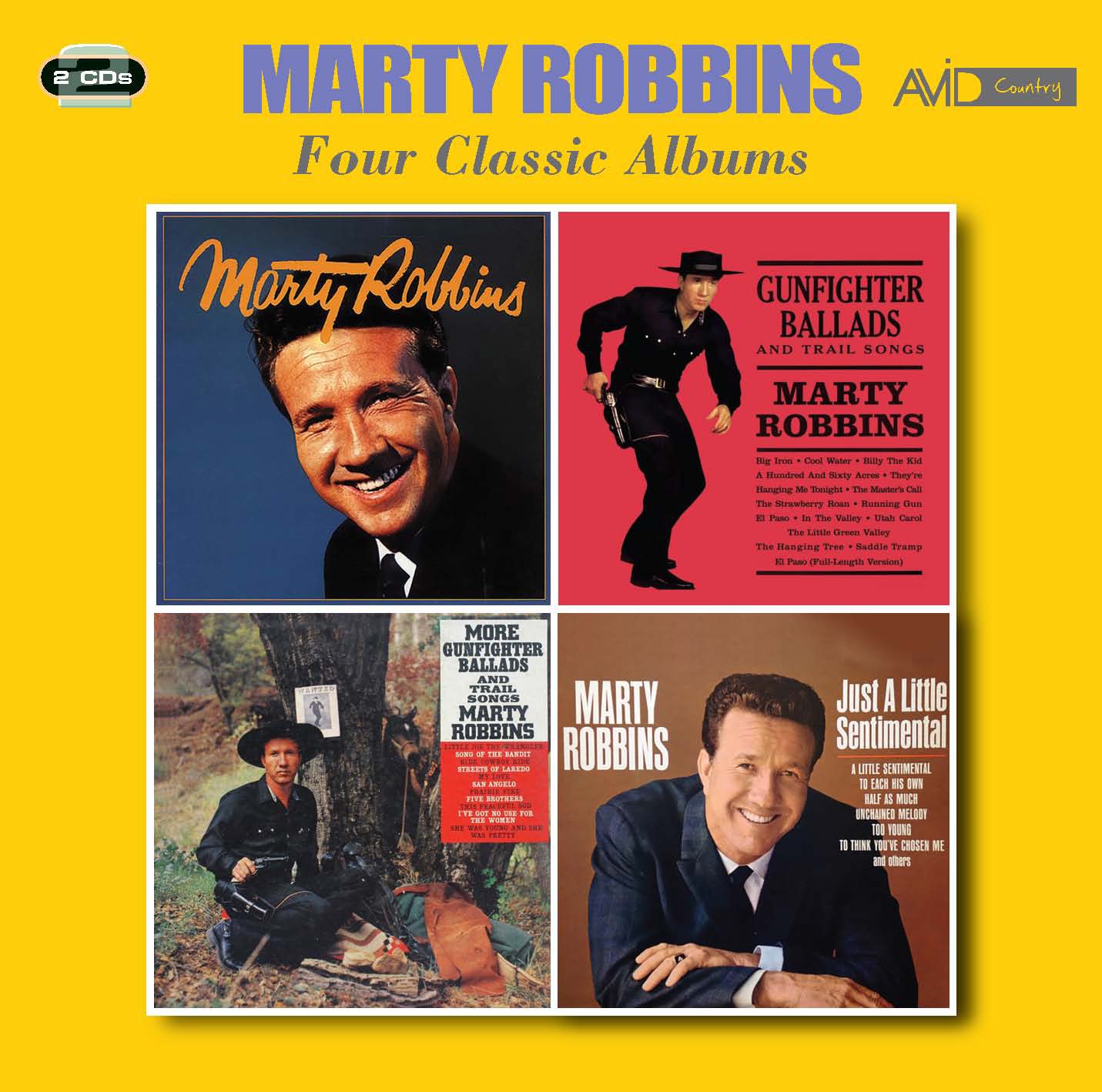 Four Classic Albums (Marty Robbins / Gunfighter Ballads And Trail Songs / More G