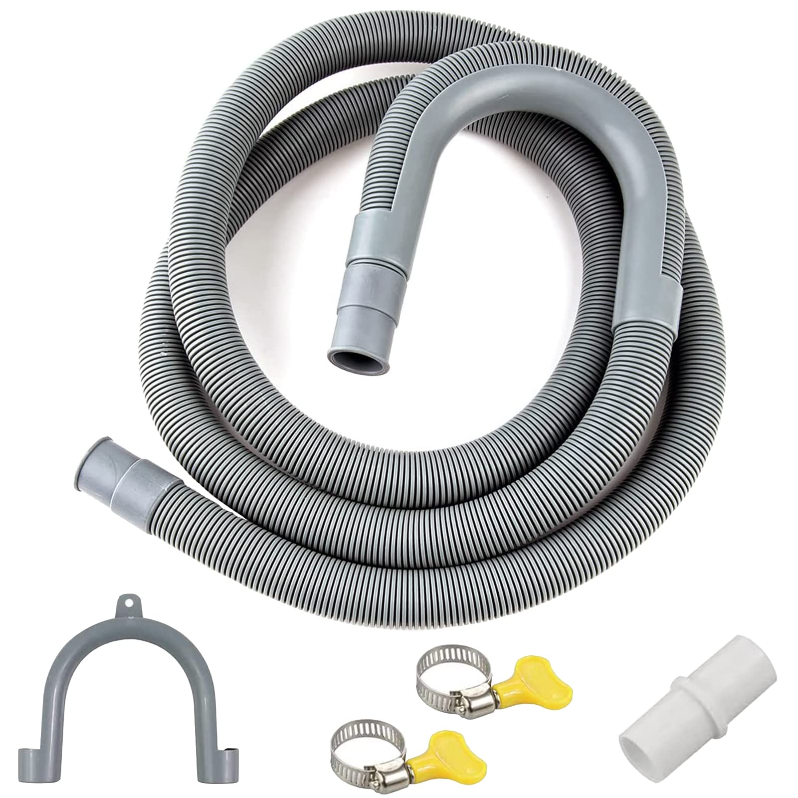 YOUYIKE Drain Hose Washing Machine, 0.5/1/1.5/2/2.5/3/4/5/6/7M Drain Hose Extens