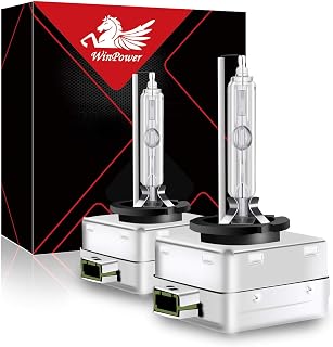 WinPower D3S 35W Xenon Bulb HID Replace Kit 12V Car Headlight Discharge Lamp 6000K White X-treme Light, 1 Pair