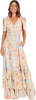 Petal & Pup Womens Christabel Tiered Maxi DressSpecial Occasion Dress