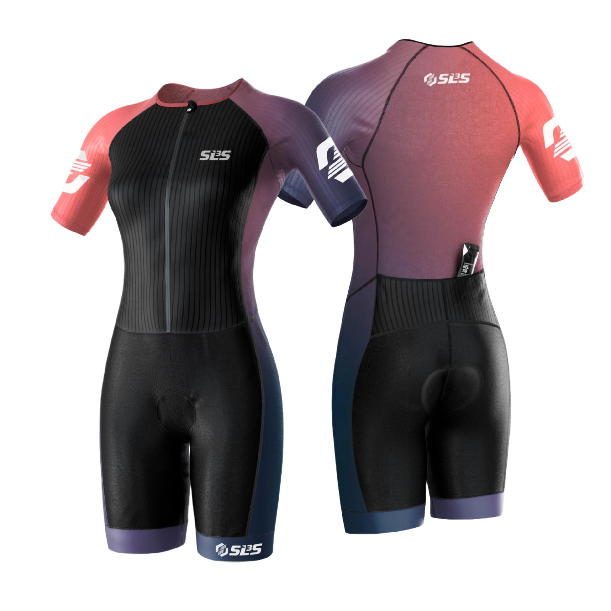 SLS3 Triathlon Suits Women - Elite Aero Sleeved Trisuit for Swim Bike Run | Quic