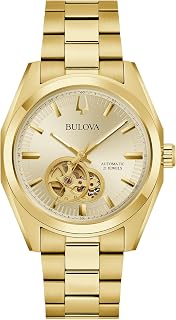 Bulova Surveyor Automatic Gold-Tone Stainless Steel Watch 39mm - 97A182