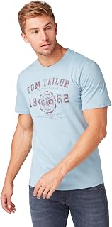 TOM TAILOR Men's Logo Printed T-Shirt