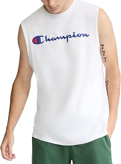Champion Men's Muscle Tank, Classic Graphic Muscle Tee, Sleeveless T-shirt for Men (Reg. Or Big & Tall)