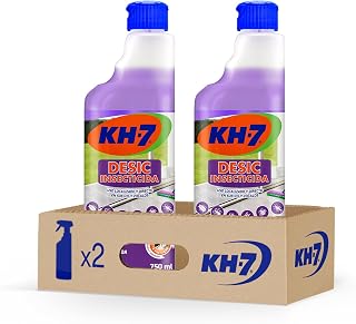 KH-7 Desic Insecticide Eliminates and Protects Your Home from Crawling Insects, Lavender Scent, Pack of 2 x 750 ml