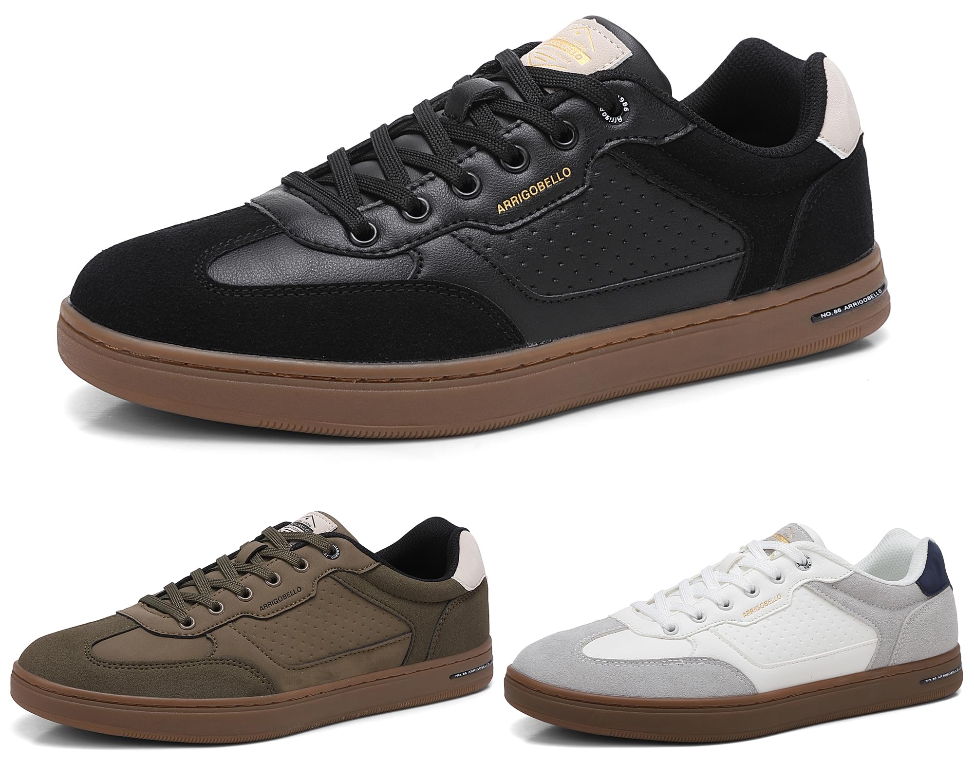 ARRIGO BELLO Men's Trainers, Business Casual Shoes, Lightweight Trainers for Wal