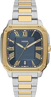 Fossil Men's Crosby Three-Hand Date Stainless Steel Watch, FS6121