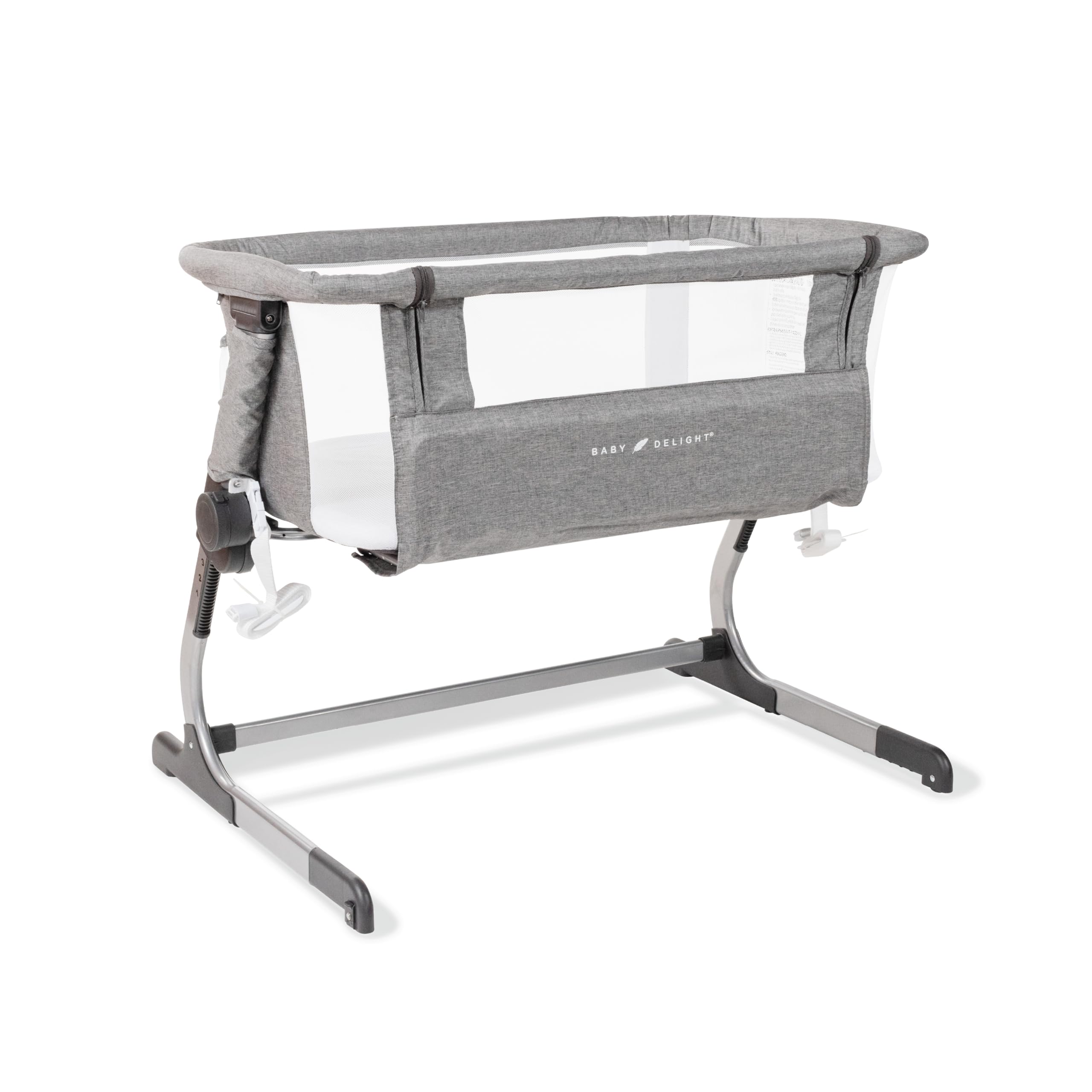Baby Delight Beside Me Dreamer Bassinet | Bedside Sleeper | 7-Position Height Ad