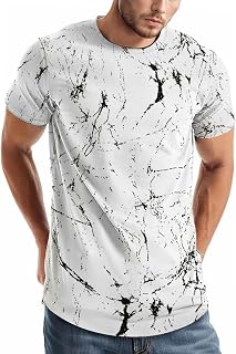 comefohome Mens T-Shirts Graphic Fashion Tshirt UK Casual Short Sleeve Tee Tops Hipster Hip Hop T Shirts Cool Shirt