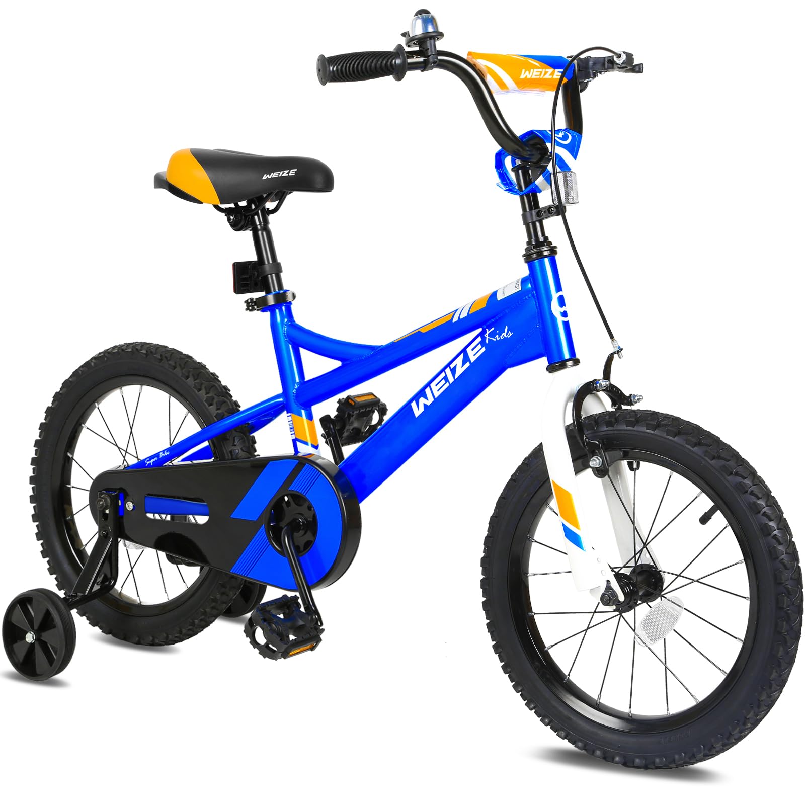 WEIZE 14 16 20 Inch Kids Bike for Boys, Ages 3-13, Hand & Coaster Brakes | Rider