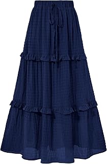 BTFBM Women's Long Summer Skirt 2025 Elegant High Waist Cocktail Party Wedding Guest Dress Flared A-line Midi Skirts