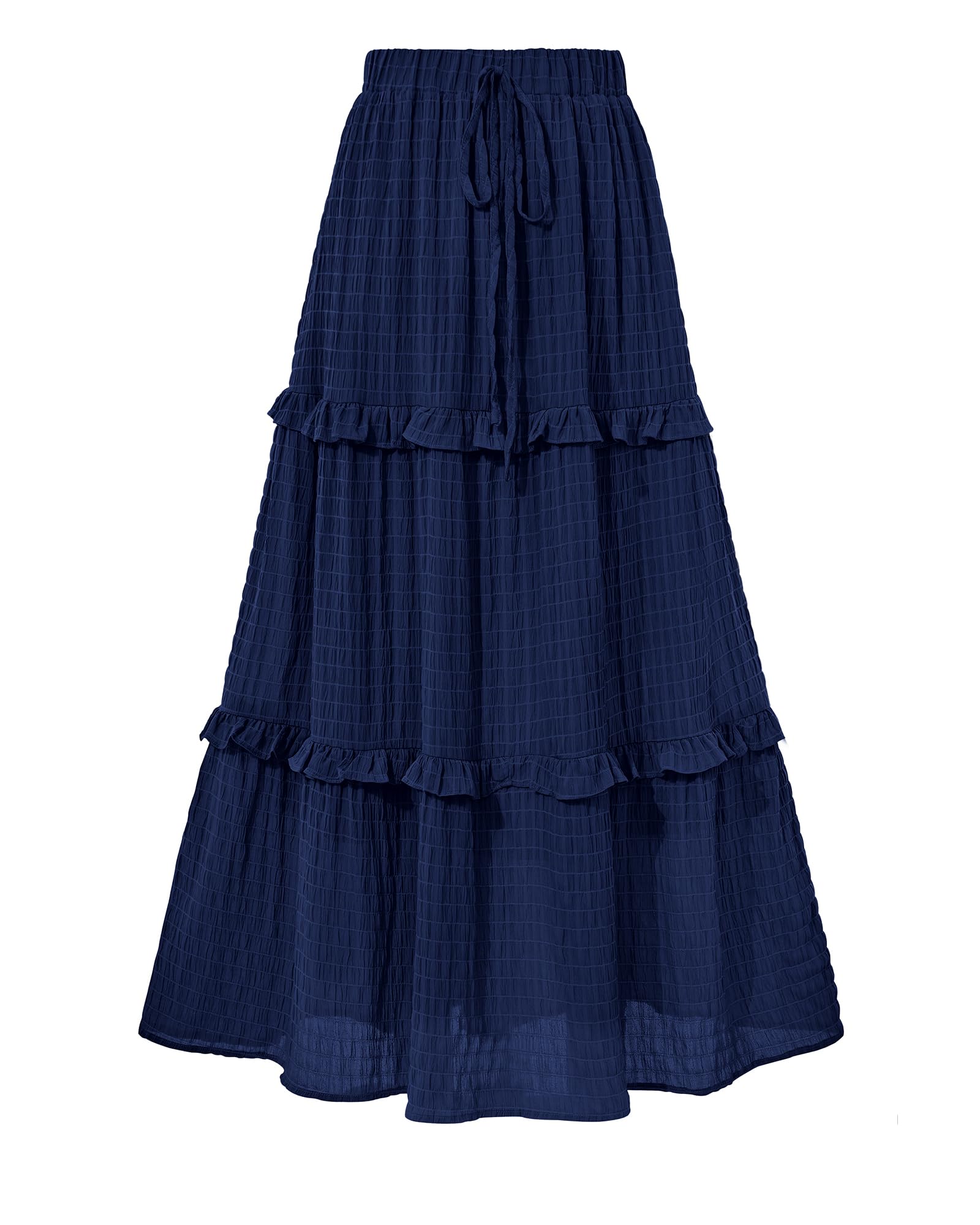 BTFBM Women's Long Summer Skirt 2025 Elegant High Waist Cocktail Party Wedding G