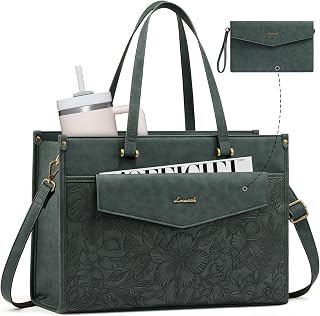 LOVEVOOK Laptop Tote Bag Women 2-in-1 Work Purse Computer Briefcase Handbag