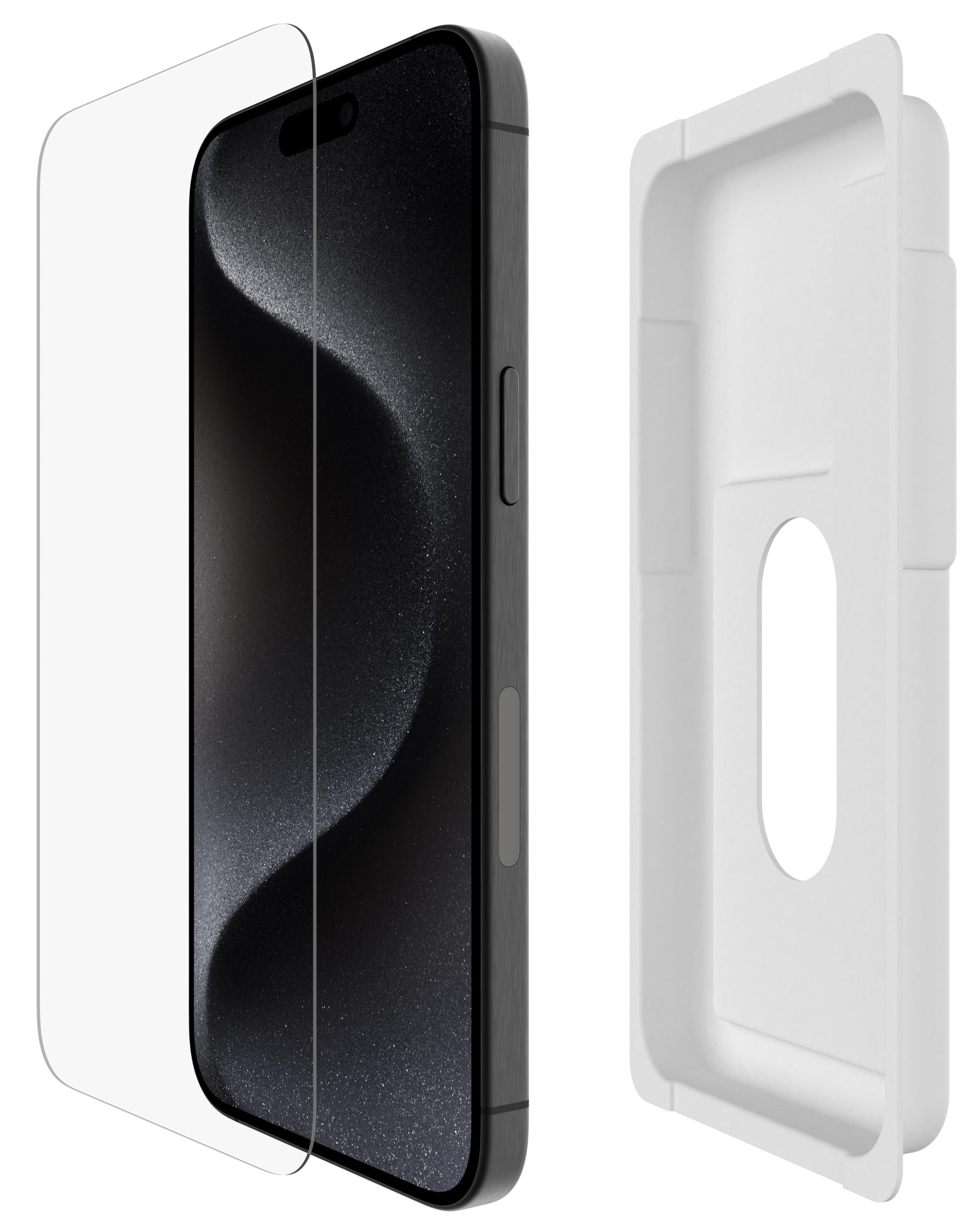 Belkin iPhone15 Pro Max対応 保護ガラスフィルム