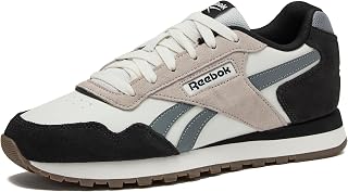 Reebok Men's Glide Sneakers, Black Chalk Washed White, 8 UK