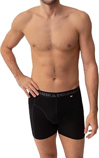 DANISH ENDURANCE Men's Merino Boxer Shorts, Men's Merino Wool Underwear, Warm