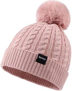 Baby Winter Hat Toddler Girls Pompom Beanie Infant Warm Knit Hats