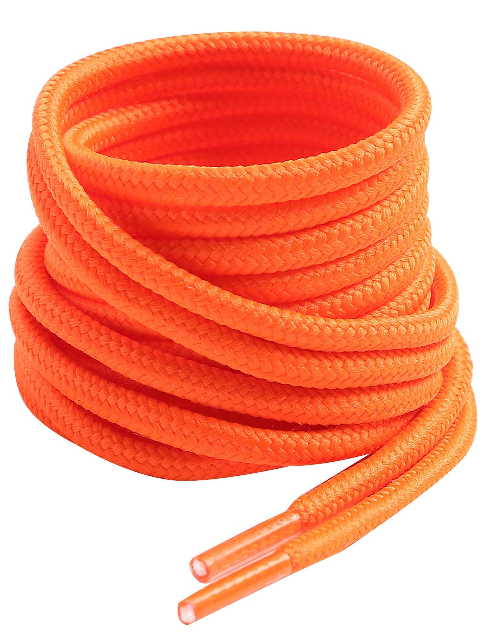 VSUDO Round Shoe Laces, Diameter 4 mm for Work Shoes, Shoelaces for Hiking/Safet