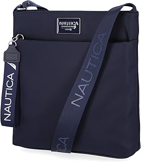 Nautica Women's Diver Nylon Small Crossbody Bag Purse with Adjustable Shoulder Strap Cross Body, One Size