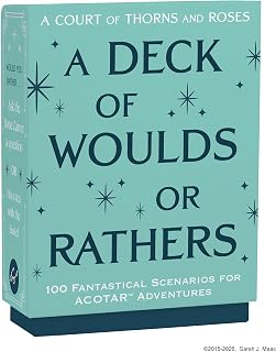 A Court of Thorns and Roses Official Collection: A Deck of Woulds or Rathers | 100 Fantastical Scenarios for ACOTAR Adventures| from the ACOTAR Collection