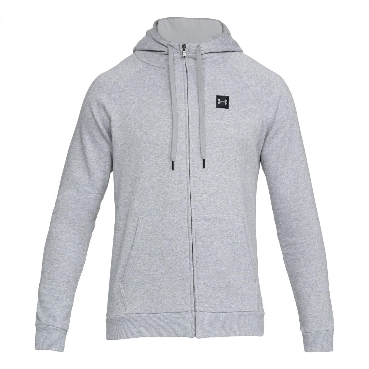 Under Armour Men's Ua Rival Cotton Fz Hoodie Sporty Sweat Jacket, Warm Hoodie wi