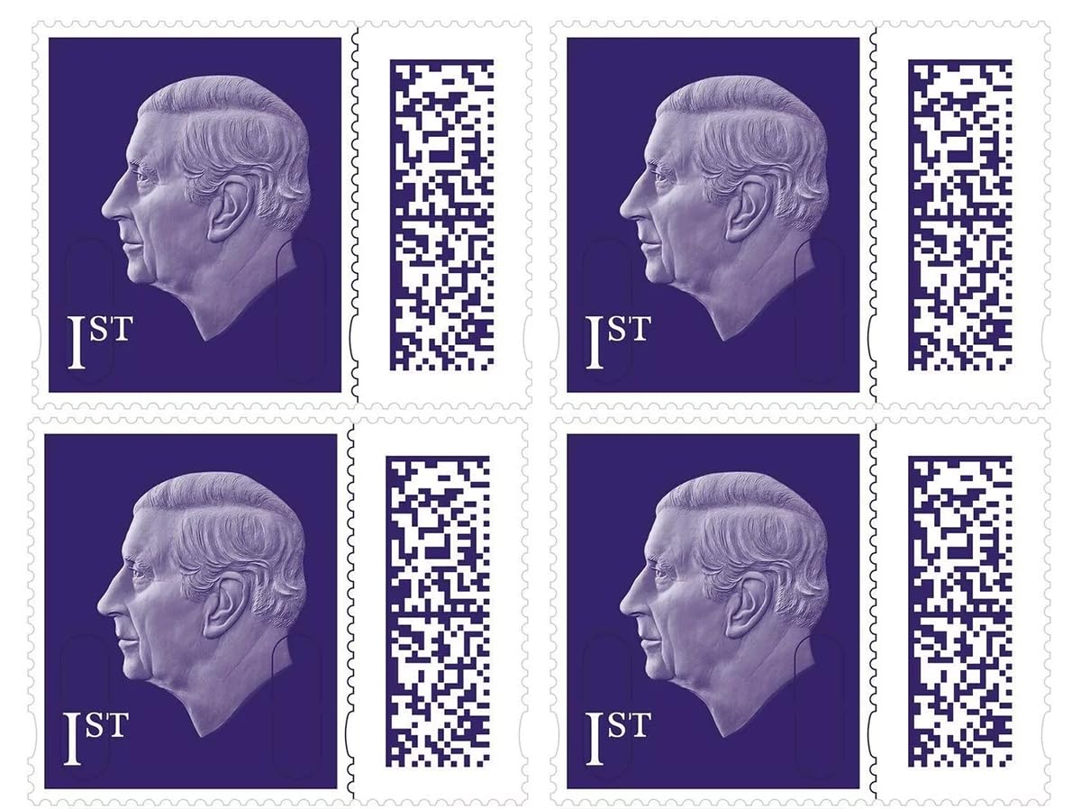 Albian Trading 1st Class Stamps 4 Pack - First Class Stamps - Barcoded Self Adhe