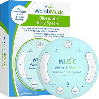 Wusic Bluetooth Belly Speaker for Pregnancy - Safe Baby Bonding Music Gift